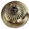 B&P Lamp Holder Kit for 3 1/4" Fitter Shades, Antique Brass Finish view 2