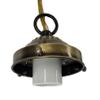 B&P Lamp Holder Kit for 3 1/4" Fitter Shades, Antique Brass Finish view 4