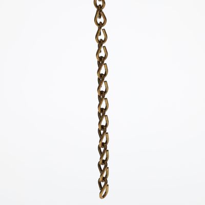 B&P Lamp #16 Brass Double Jack Chain, Foot