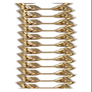 B&P Lamp #18 Brass Ladder Chain, Foot