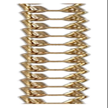 B&P Lamp #18 Brass Ladder Chain, Foot