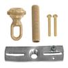 B&P Lamp Heavy, Antique Style Cast Brass Canopy Kit, 5 1/2" Diameter view 3