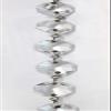B&P Lamp 39 Inch Crystal Jewel Chain - 16MM, Nickel Pins view 3
