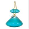 B&P Lamp 1-1/8 Inch (30MM) Light Blue Teardrop view 1