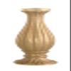 B&P Lamp Die Cast Brass Column, 13 1/8" Ht. view 3