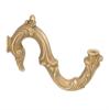 B&P Lamp 6 1/8" X 4 1/4" Ht. Brass Lamp Or Fixture Arm, Polished & Lacq. view 3
