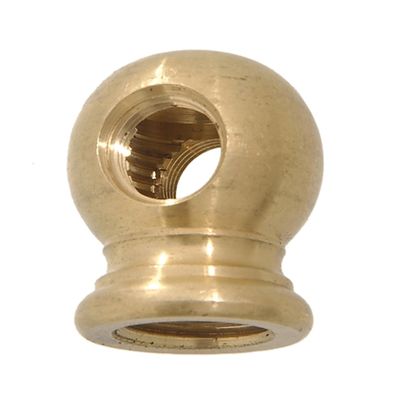 B&P Lamp 3-Way Brass Arm Back, 1/4F X 1/8F X 1/8F