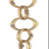 B&P Lamp Antique Finish Brass, Light Duty, Oval Shape Chain, Ft. view 1