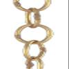 B&P Lamp Antique Finish Brass, Light Duty, Oval Shape Chain, Ft. view 4