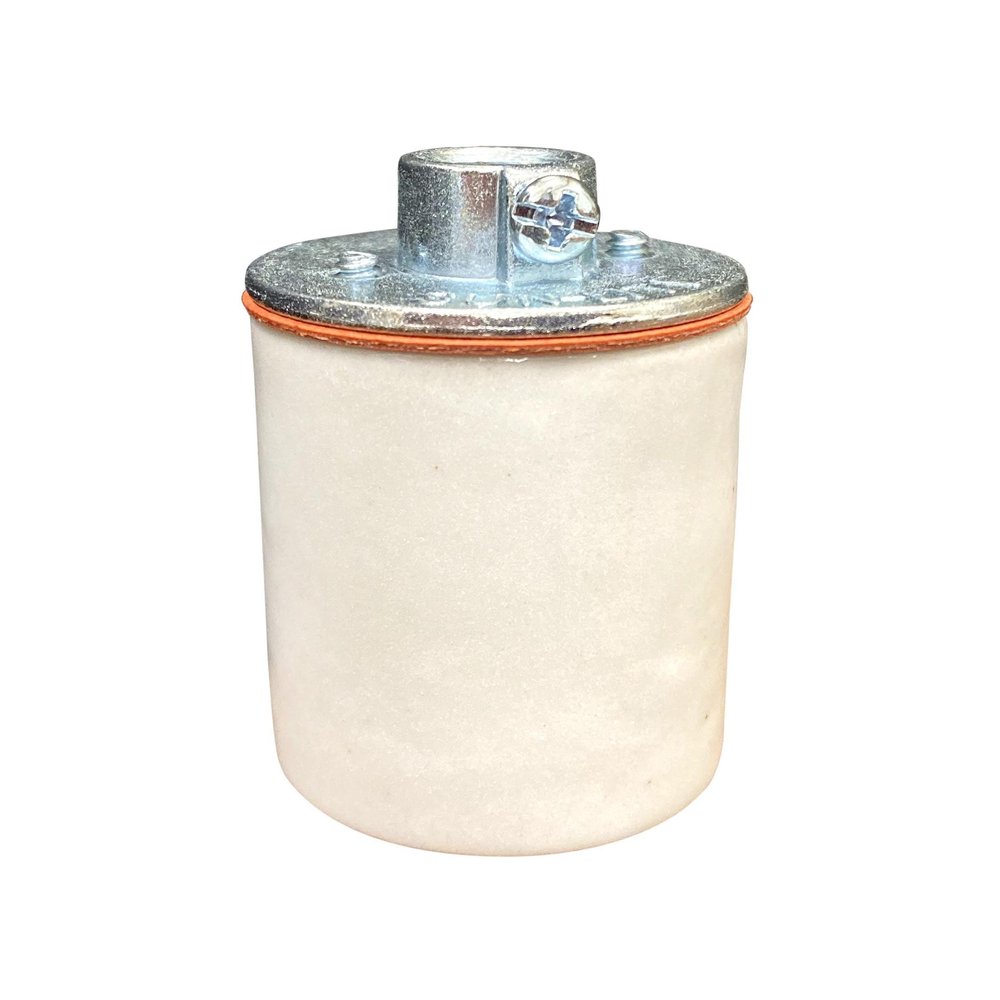 B&P Lamp E26 Heat Resistant Keyless Porcelain Socket for Ceiling Fixtures and Lamp Repair, 1/8IP Cap