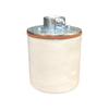 B&P Lamp E26 Heat Resistant Keyless Porcelain Socket for Ceiling Fixtures and Lamp Repair, 1/8IP Cap view 1