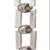 B&P Lamp Hand Made Rectangular Chain, Nickel Plated view 1