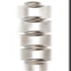 B&P Lamp Hand Made Rectangular Chain, Nickel Plated view 2