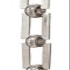 B&P Lamp Hand Made Rectangular Chain, Nickel Plated view 3