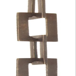 B&P Lamp Antique Finish, Brass Arts & Crafts Style Chain, Ft.