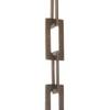 B&P Lamp Antique Finish, Brass Arts & Crafts Style Chain, Ft. view 3