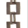 B&P Lamp Antique Finish, Brass Arts & Crafts Style Chain, Ft. view 4