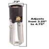 B&P Lamp Keyless Candle Socket, Adjustable from 3-1/4 Inches to 4-3/4 Inches view 2
