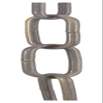 B&P Lamp Antique Brass Plated, Heavy Duty Straight-Sided Chain, 3 Ft. Length