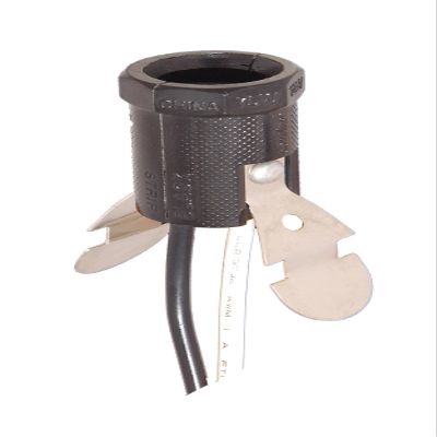 B&P Lamp Keyless Candelabra Socket with Spring Clip