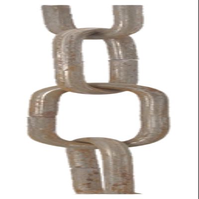 B&P Lamp Steel Unfinished, Heavy Duty Straight-Sided Chain, 3 Ft. Length