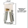 B&P Lamp Keyless Porcelain Adjustable Candelabra Candle Socket, Adjusts from 3-3/8 Inches to 4-11/16 Inches view 2