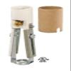 B&P Lamp Keyless Porcelain Adjustable Candelabra Candle Socket, Adjusts from 3-3/8 Inches to 4-11/16 Inches view 4