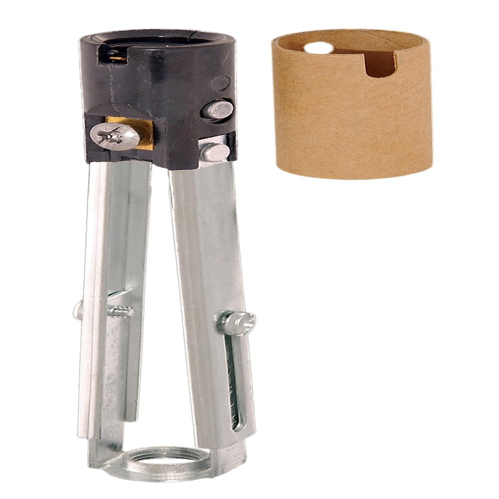 B&P Lamp Keyless Candle Socket, Adjustable from 4-11/16 Inches to 6 Inches