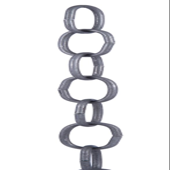 B&P Lamp Unfinished Steel Decorative Chain, 3 Ft. Length