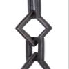B&P Lamp Antique Bronze Finish, Large Gothic Style Chain, Ft. view 2