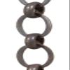 B&P Lamp Hand Made Oval Chain, Antique Finish view 3
