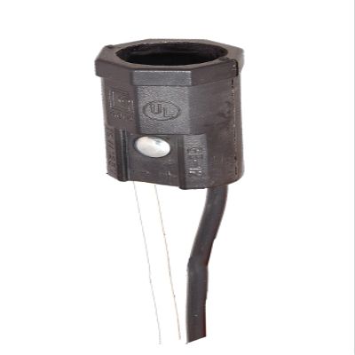 B&P Lamp Pigtail Candelabra Socket with 6 Leads