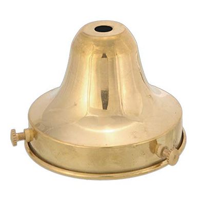 B&P Lamp 3 1/4" Fitter, Fixture Shade Holder, Polished & Lacq. Brass