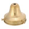 B&P Lamp 3 1/4" Fitter, Fixture Shade Holder, Polished & Lacq. Brass view 2