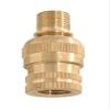 B&P Lamp Knurled Ball Lamp Swivel, Unfinished Brass view 1