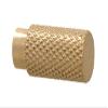 B&P Lamp Knurled Brass Switch Knob, 5/8" Long view 1