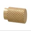 B&P Lamp Knurled Brass Switch Knob, 5/8" Long view 3