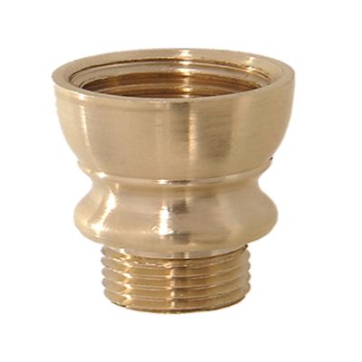 B&P Lamp Brass Cut Nozzle, 1/4F X 1/8M