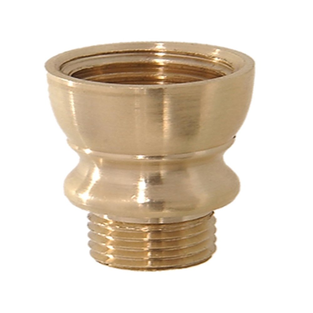 B&P Lamp Brass Cut Nozzle, 1/4F X 1/8M