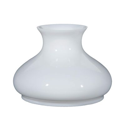 B&P Lamp 7" Opal Glass Tam-O-Shanter Style Student Lamp Shade