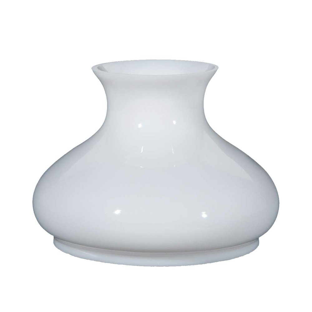 B&P Lamp 7" Opal Glass Tam-O-Shanter Style Student Lamp Shade
