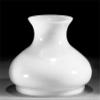B&P Lamp 7" Opal Glass Tam-O-Shanter Style Student Lamp Shade view 3