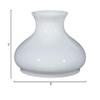B&P Lamp 7" Opal Glass Tam-O-Shanter Style Student Lamp Shade view 4