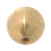 B&P Lamp 1" Diameter Brass Ball Finial, 1/4-27F, Unf view 1