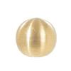 B&P Lamp 1" Diameter Brass Ball Finial, 1/4-27F, Unf view 3