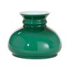 B&P Lamp Green Over White Opal Cased Glass 7 Inch Fitter Student Style Lamp Shade view 1