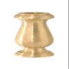 B&P Lamp 2 Inch Turned Brass Spindle, Slips 1/8IP, Unfinished view 1