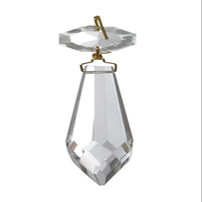 B&P Lamp 3 Inch (76MM) Prism, U-Drop, Cry, Nickel Pin