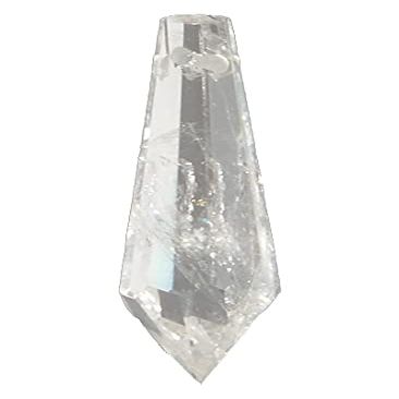 B&P Lamp BrilliantCut 17/32 Inch (14MM) Faceted Bead Rock Crystal