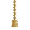 B&P Lamp Antique Style Tassel Pull Chain, Antique Brass Finish view 2